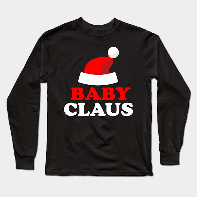 Baby Claus Logo Design Long Sleeve T-Shirt by JDawnInk